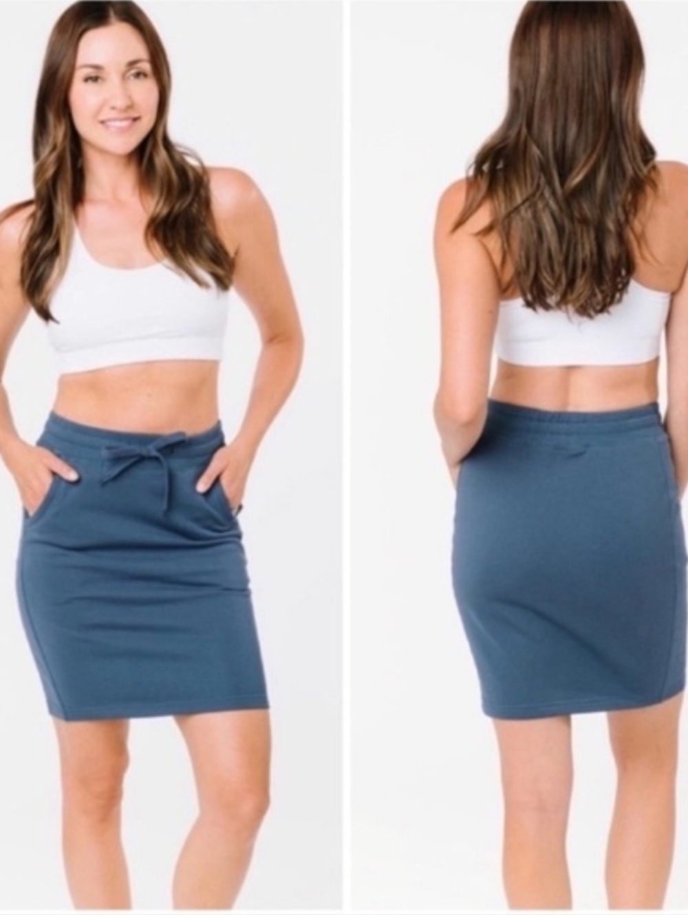 Zyia Take Me Anywhere Skirt Blue XS
